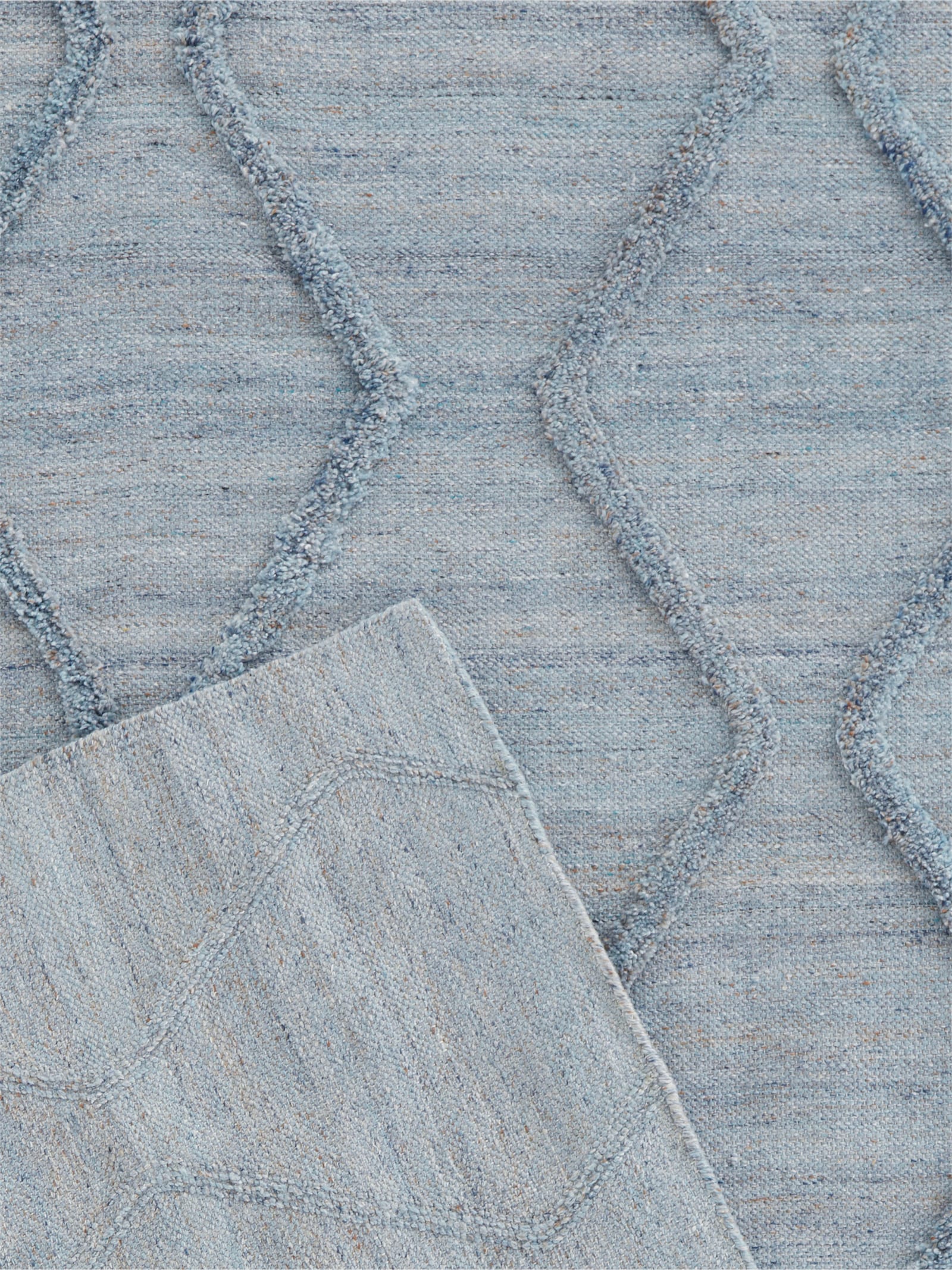 heine home Teppich - blau-meliert