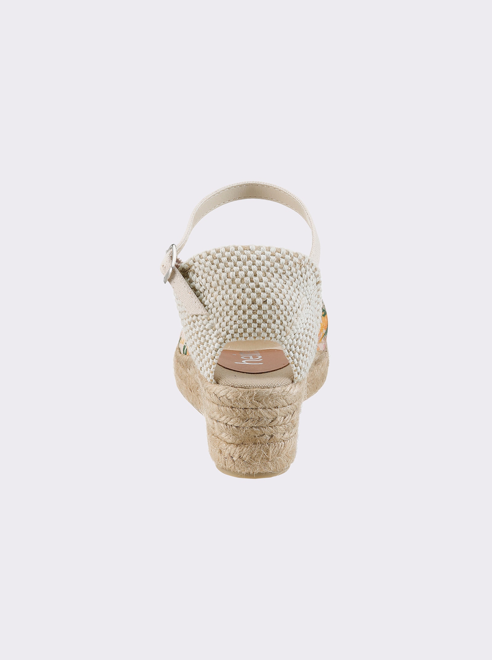 heine Keilsandalette - beige-bunt