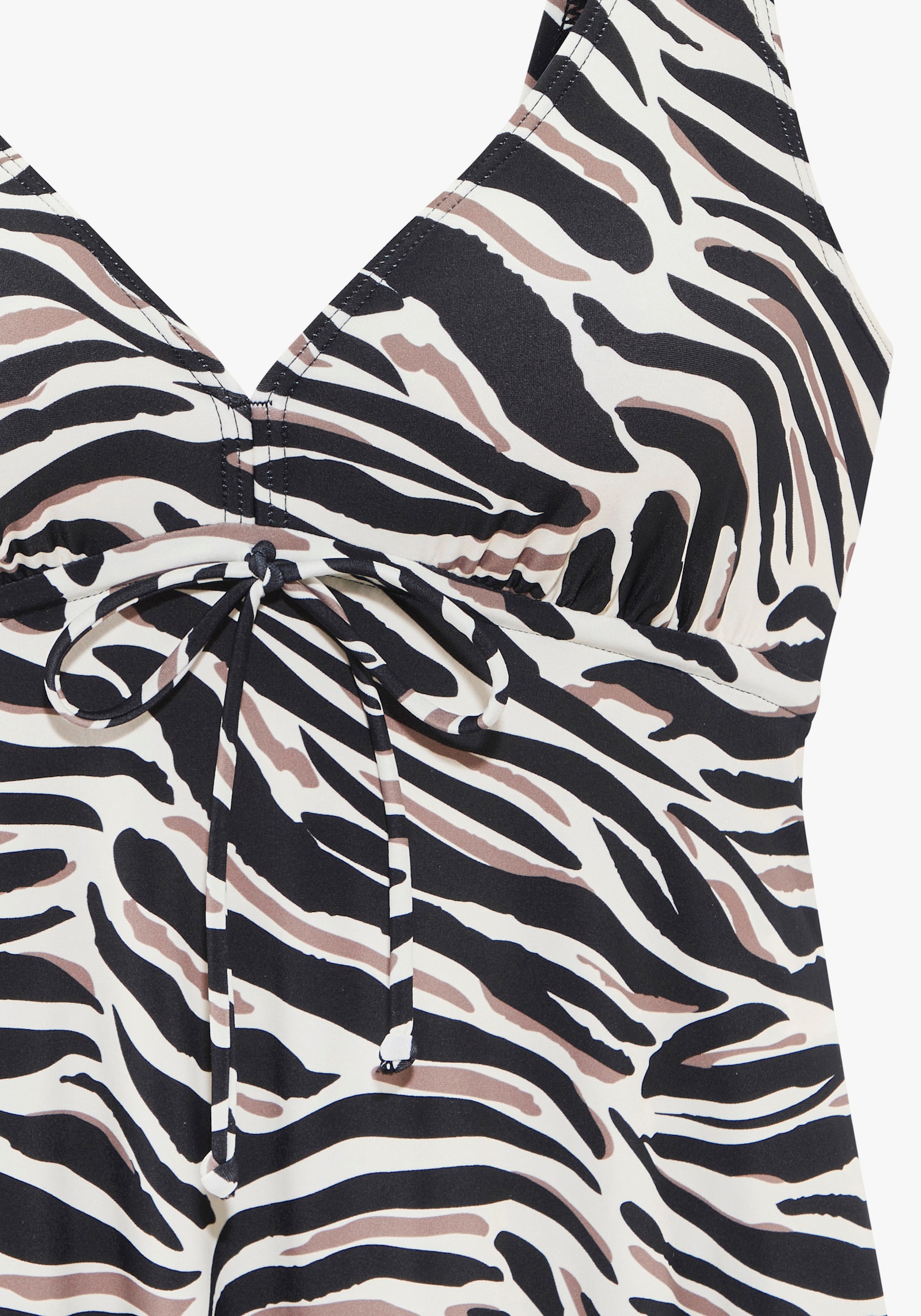 LASCANA Bügel-Tankini-Top - creme-schwarz
