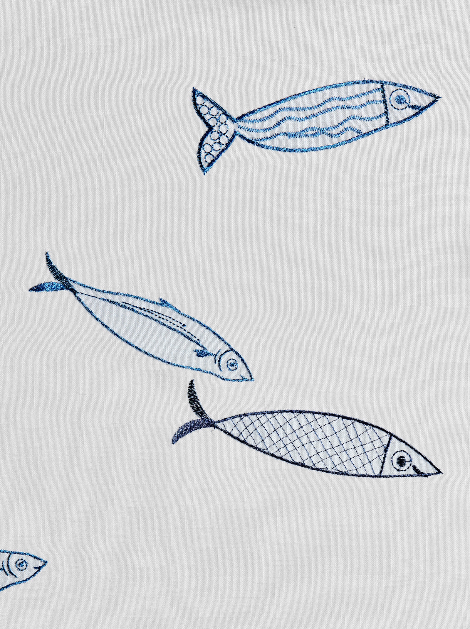 heine home Raffrollo - weiß-blau