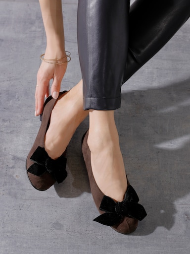 heine Ballerina - schokobraun-schwarz