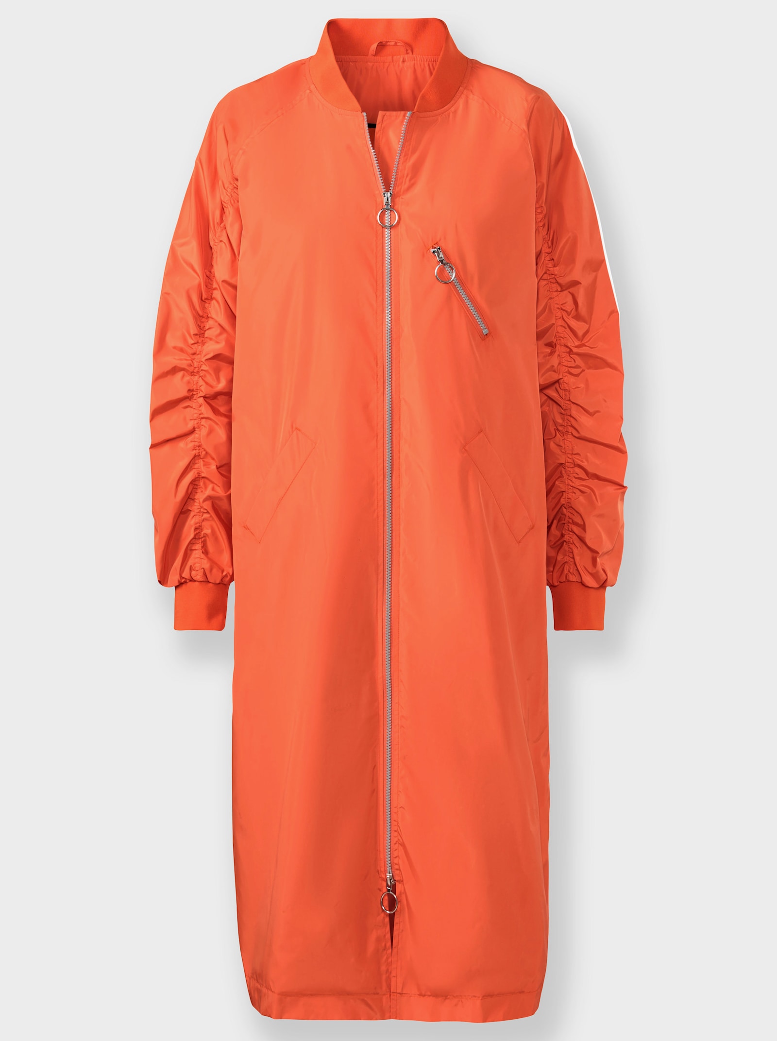 Kurzmantel im Blouson-Stil - orange