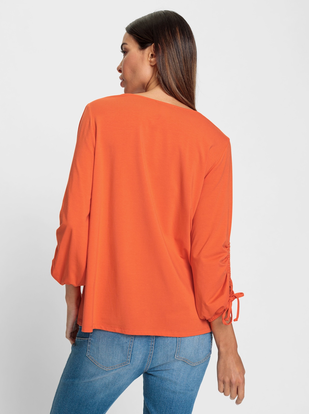 heine Shirt met ronde hals - oranje