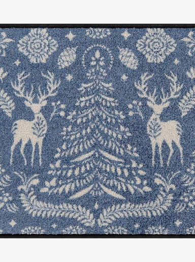 Salonloewe Fußmatte - himmelblau-ecru