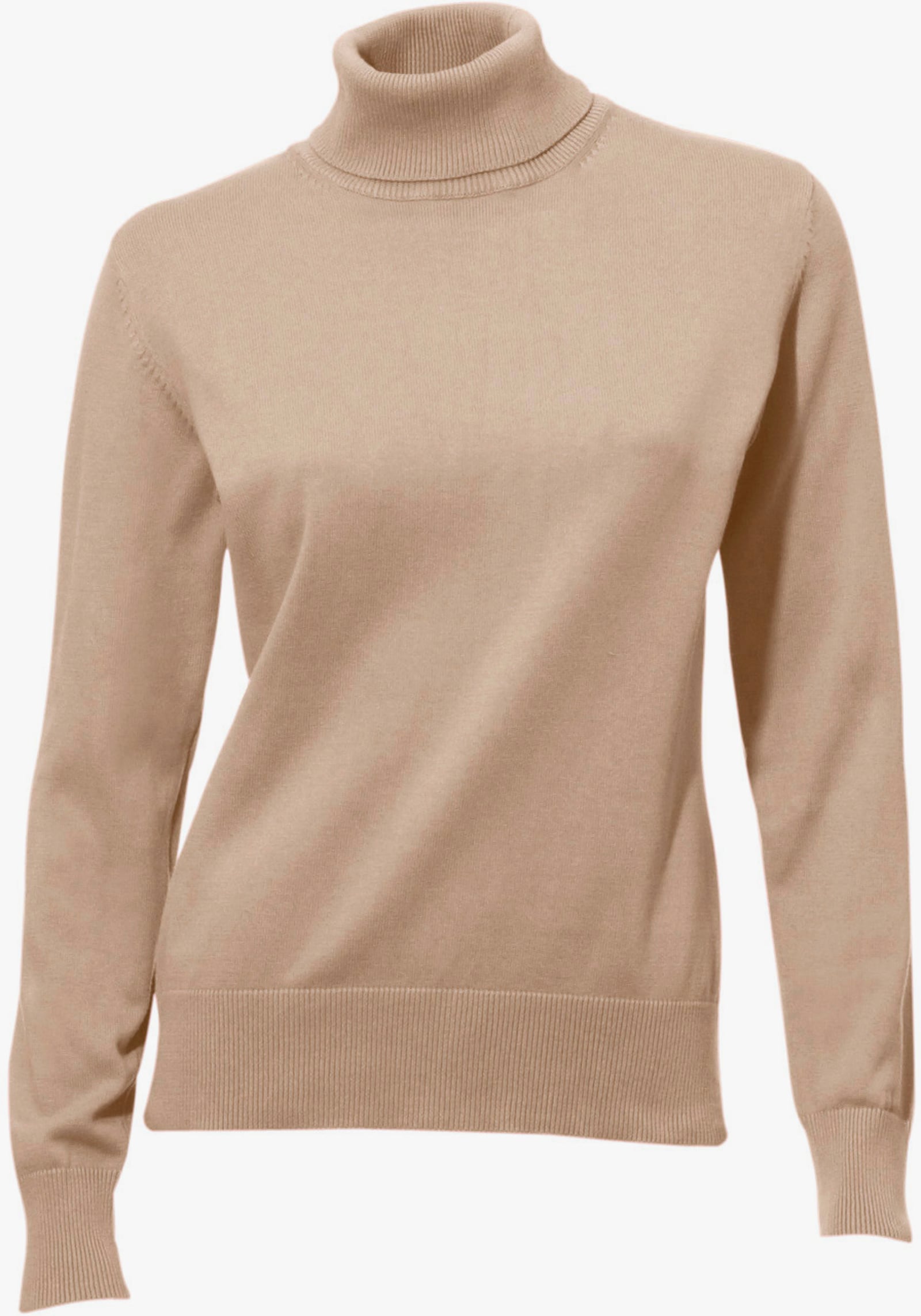 heine Rollkragenpullover in Feinstrick-Qualität - beige