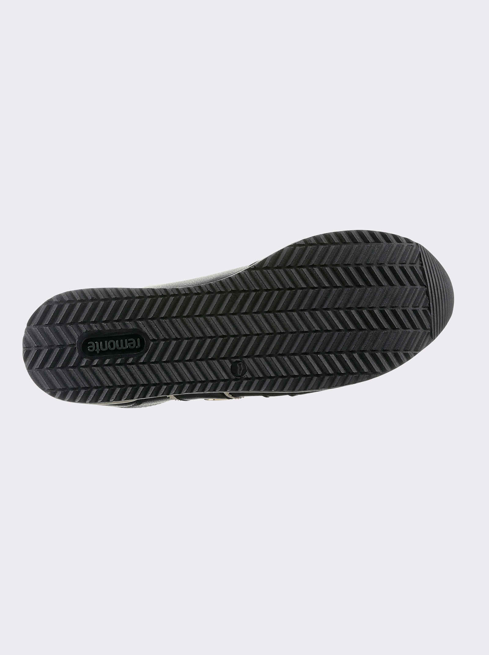 Remonte Sneaker met lichte PU-zool - zwart