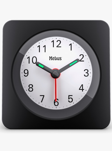 Quarz-Wecker - schwarz