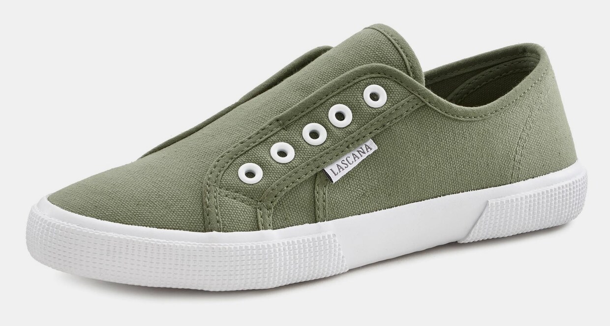 LASCANA Sneaker - olivgrün