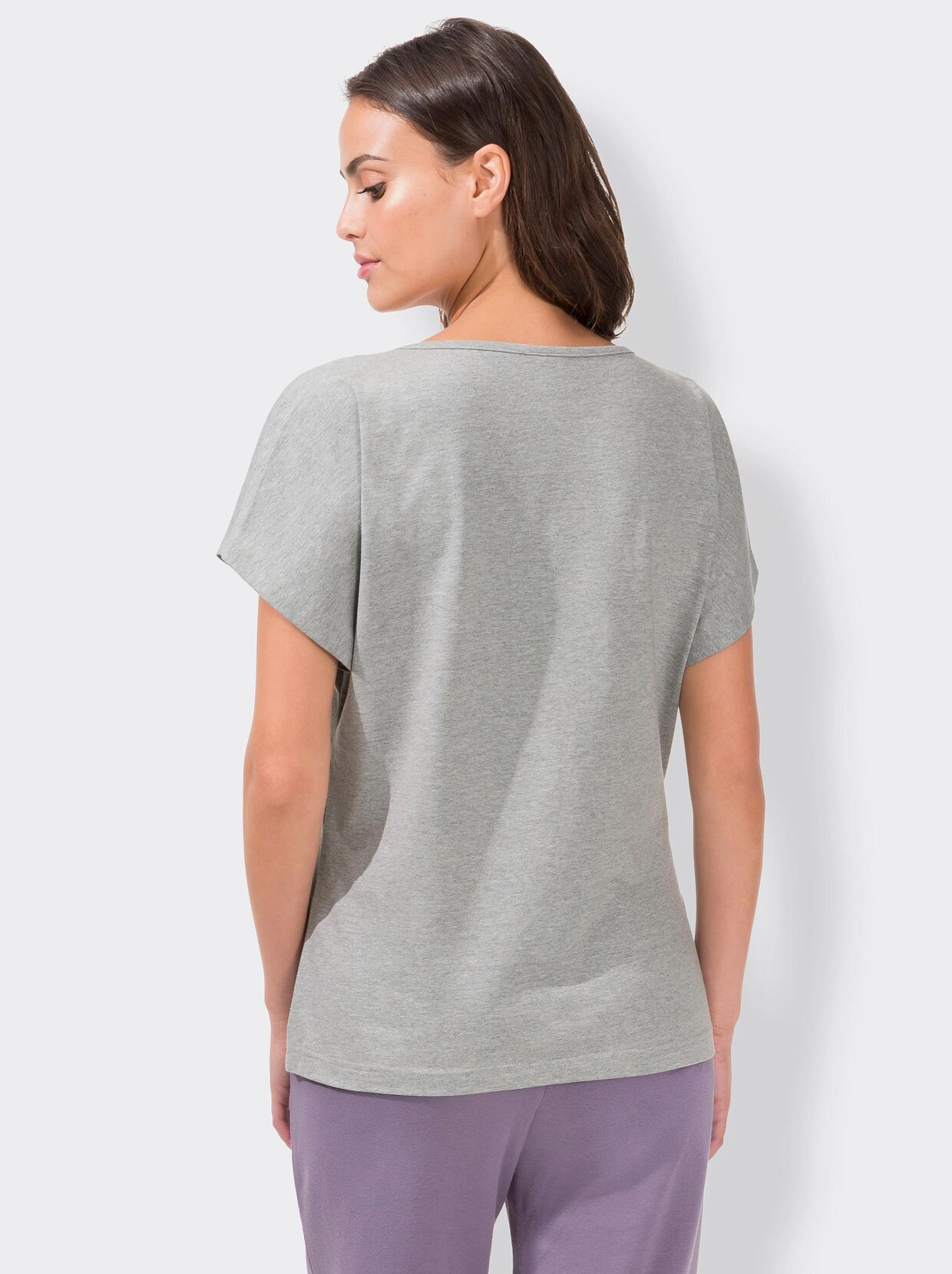 feel good Shirts - grau + grau-gepunktet