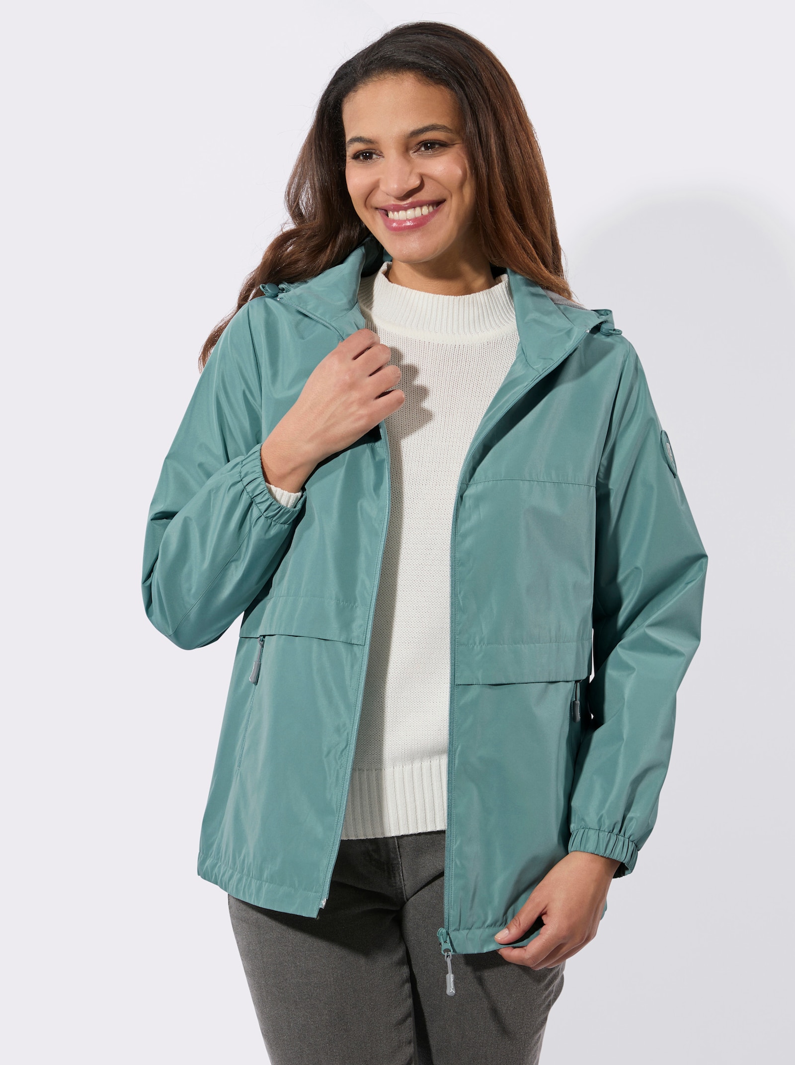 Outdoorjacke für die Übergangszeit - jade