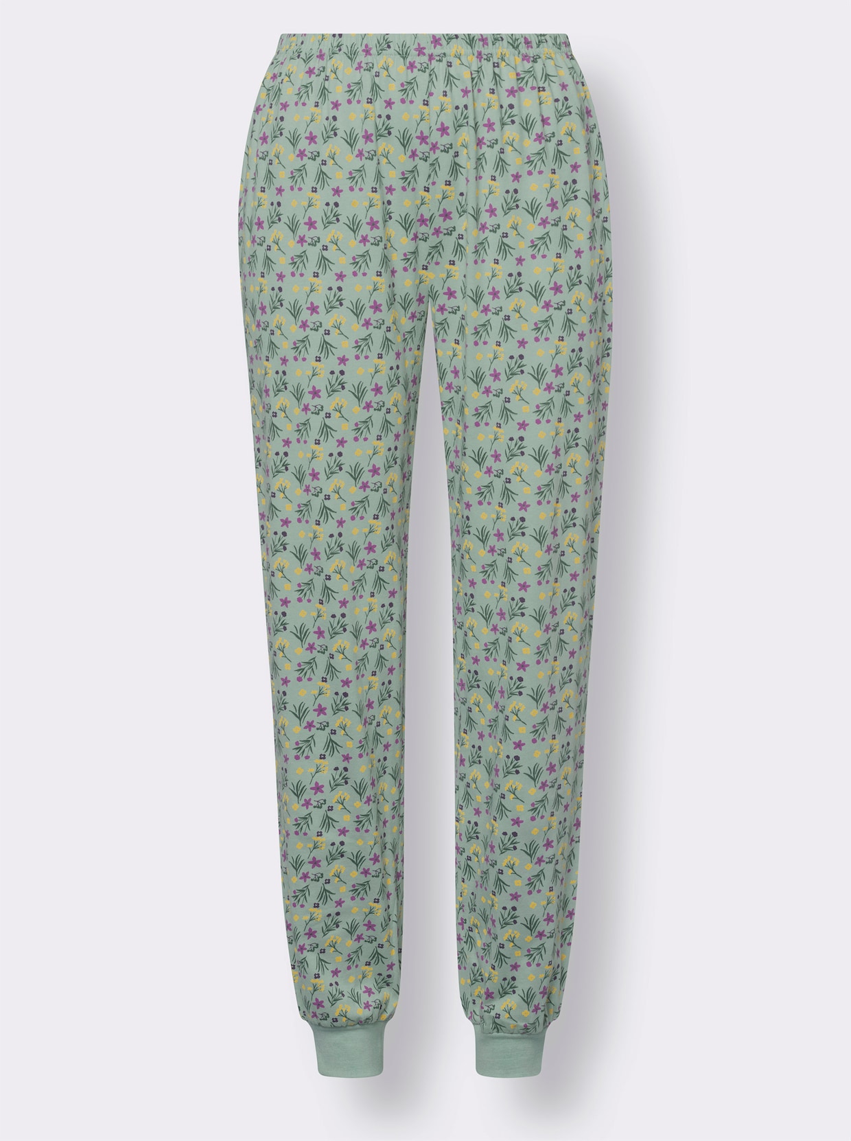 Pyjama - kalkmint bedrukt