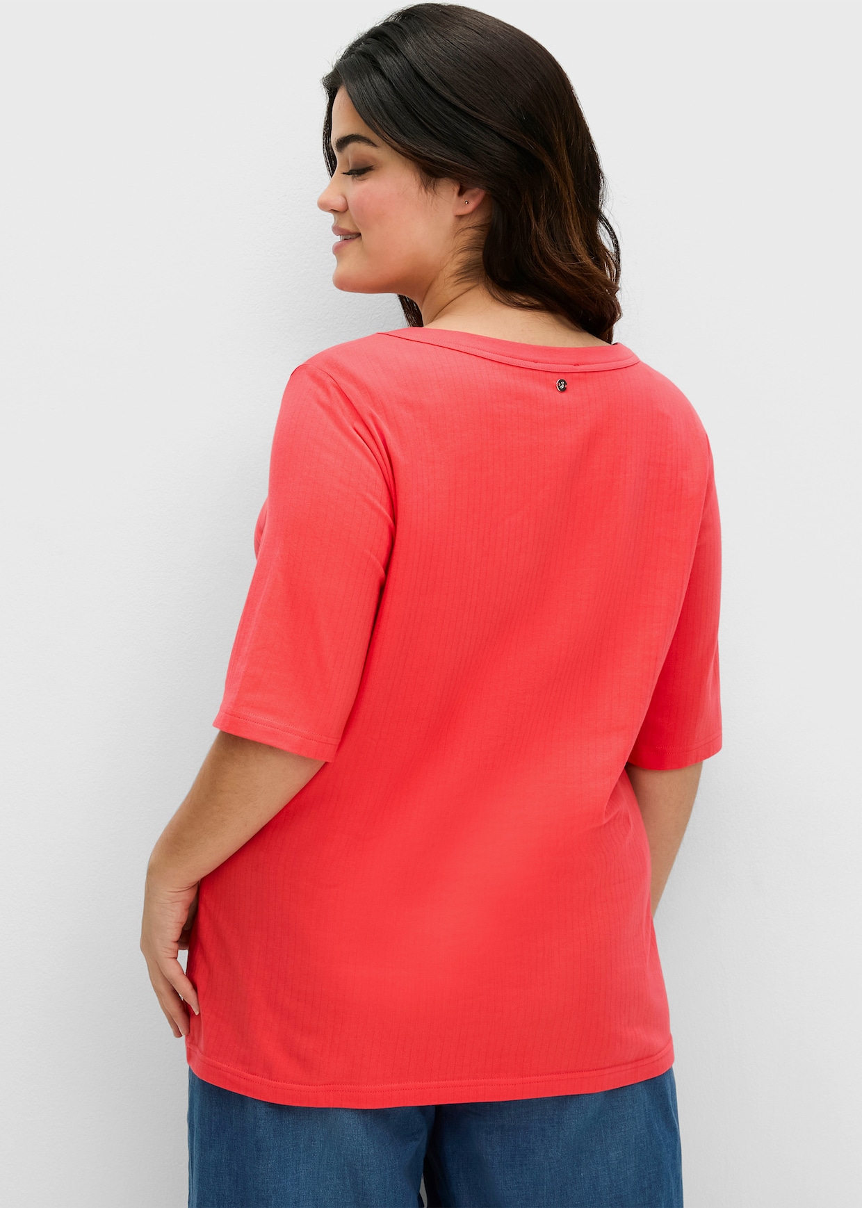 sheego Rippshirt - hummer