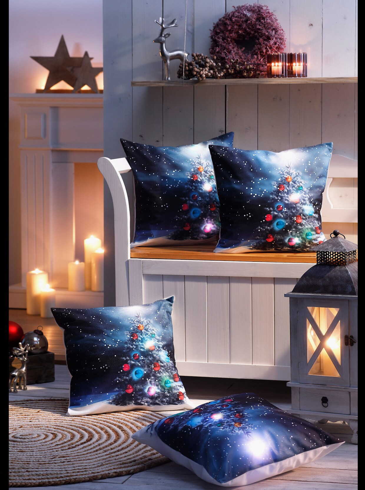 LED-julkudde - marin