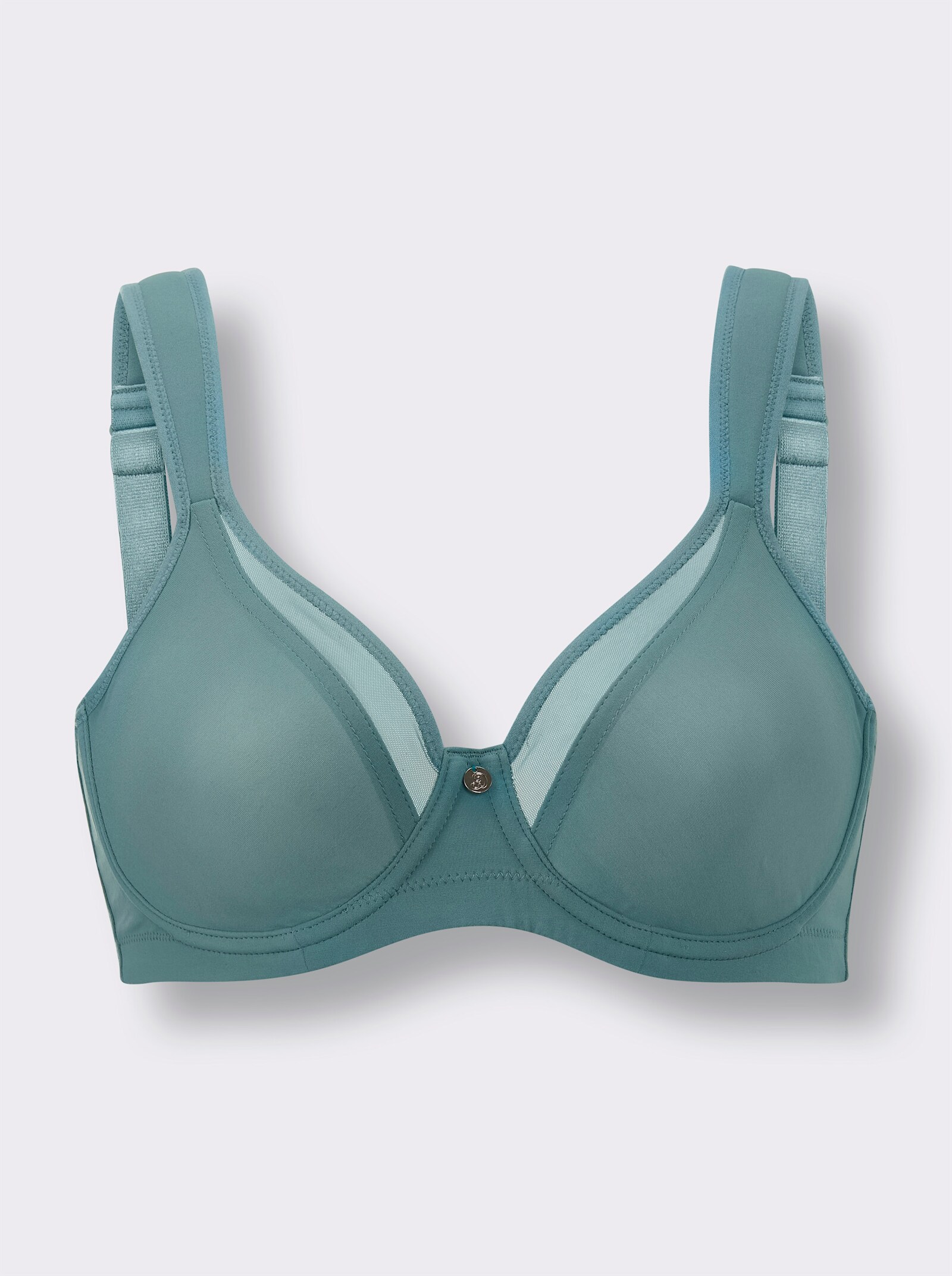 wäschepur Beugelbeha met mesh-inzet - jade