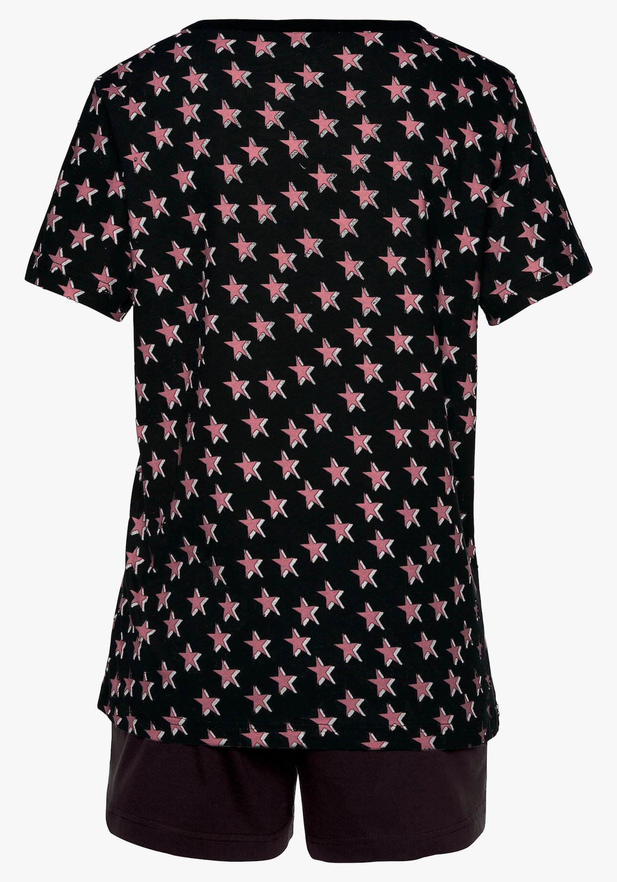 Vivance Dreams Pyjama court - noir, parme