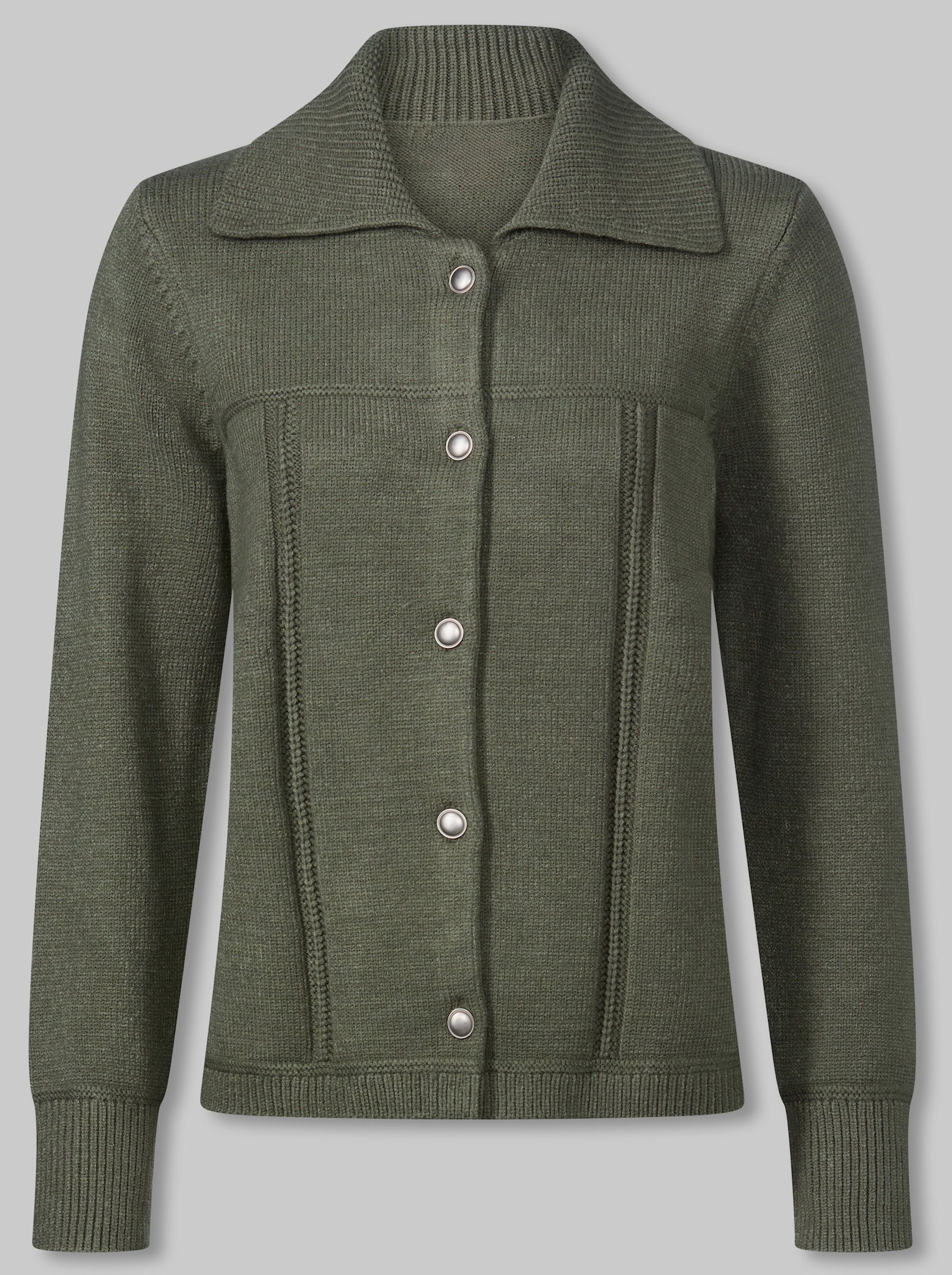 heine Strickjacke - khaki