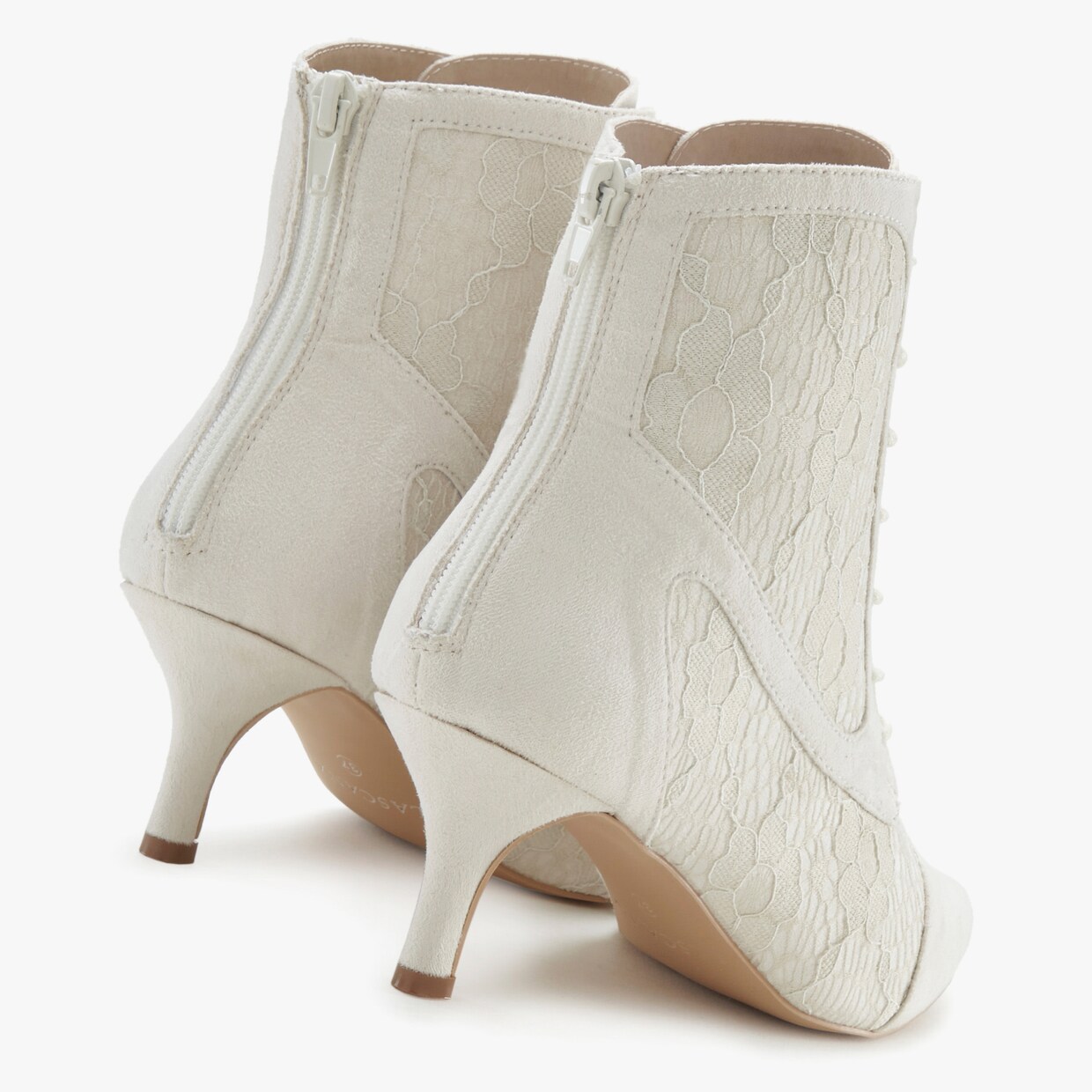 LASCANA Bottines à lacets - beige