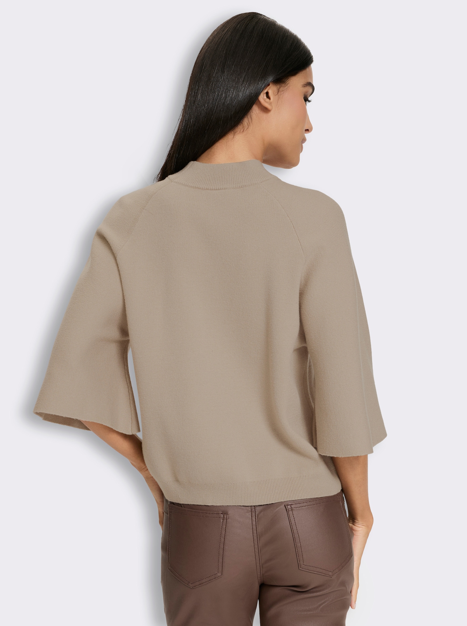heine 3/4-Arm-Pullover mit Raglan-Arm - sesam