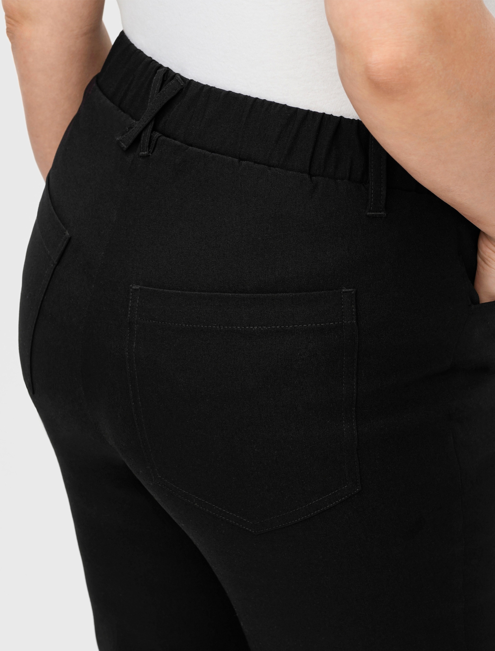 sheego Bengalinhose mit Shaping-Einsatz - schwarz