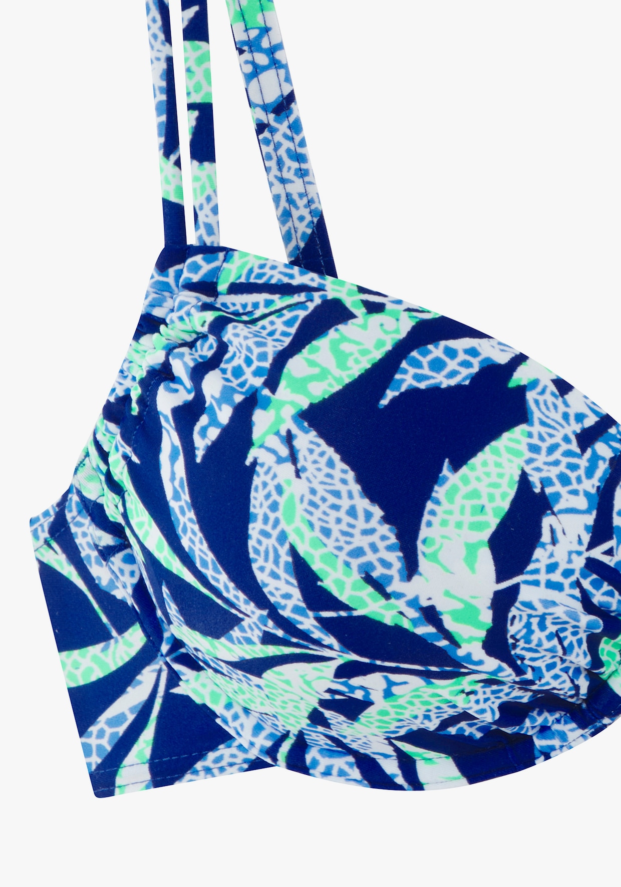Vivance Beugelbikinitop - blauw bedrukt
