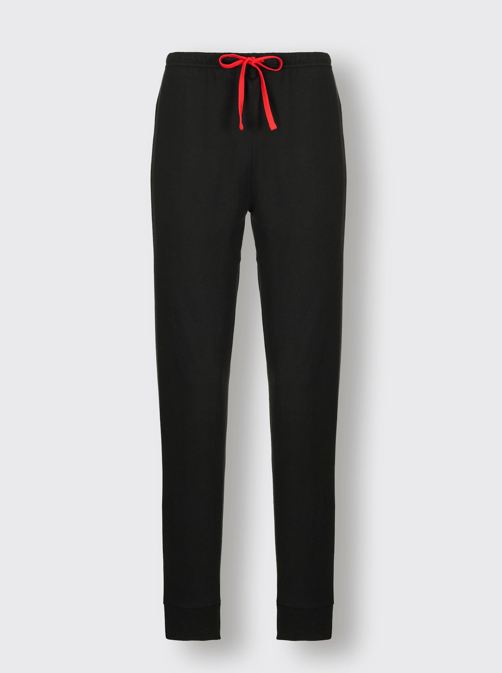 Pyjama - grijs gemêleerd/wit gestreept