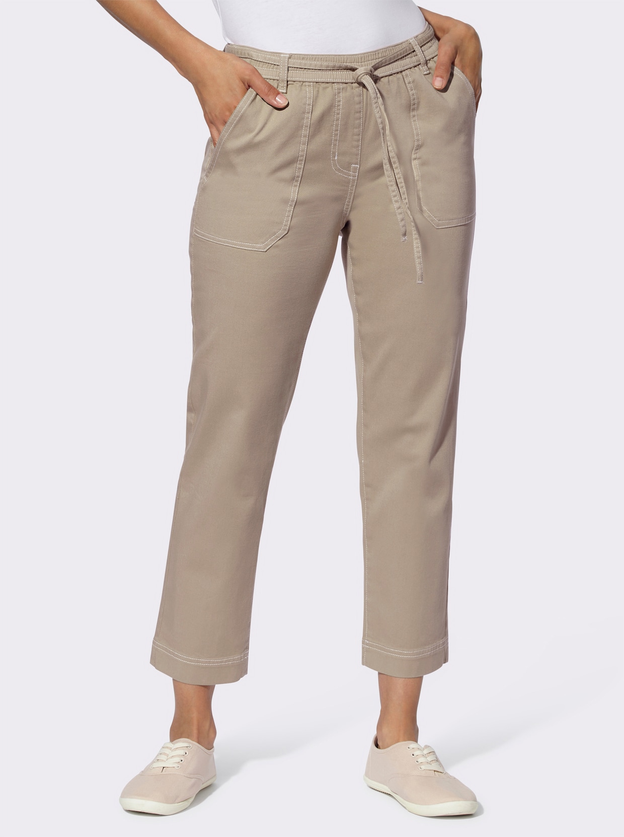 7/8-broek - beige