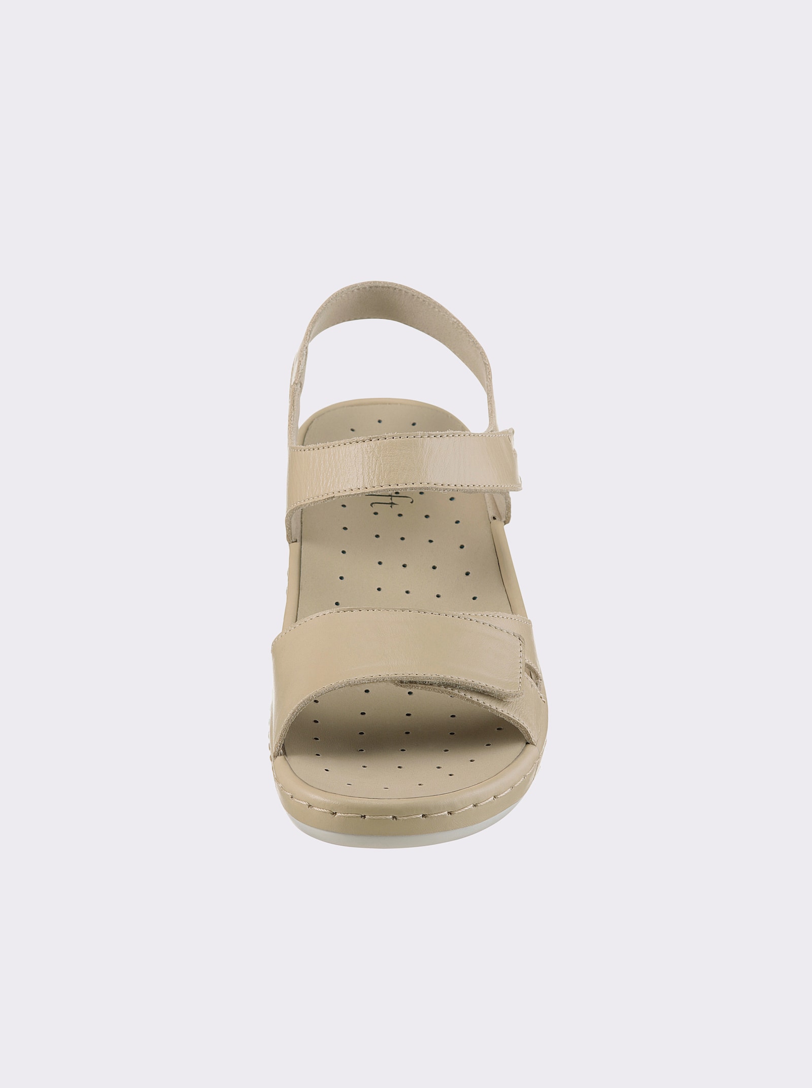 airsoft comfort+ Sandale mit Klettverschlüssen - beige