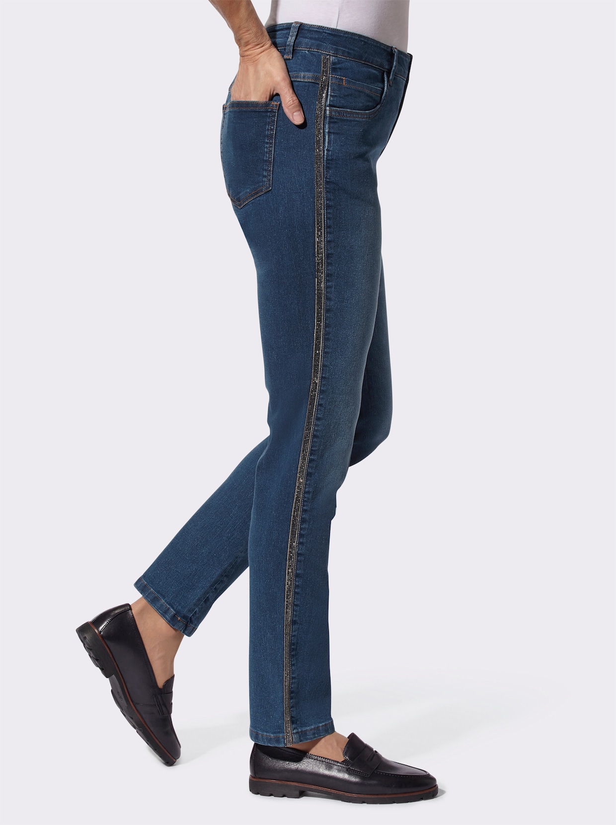 Jeans - blue-stone-washed