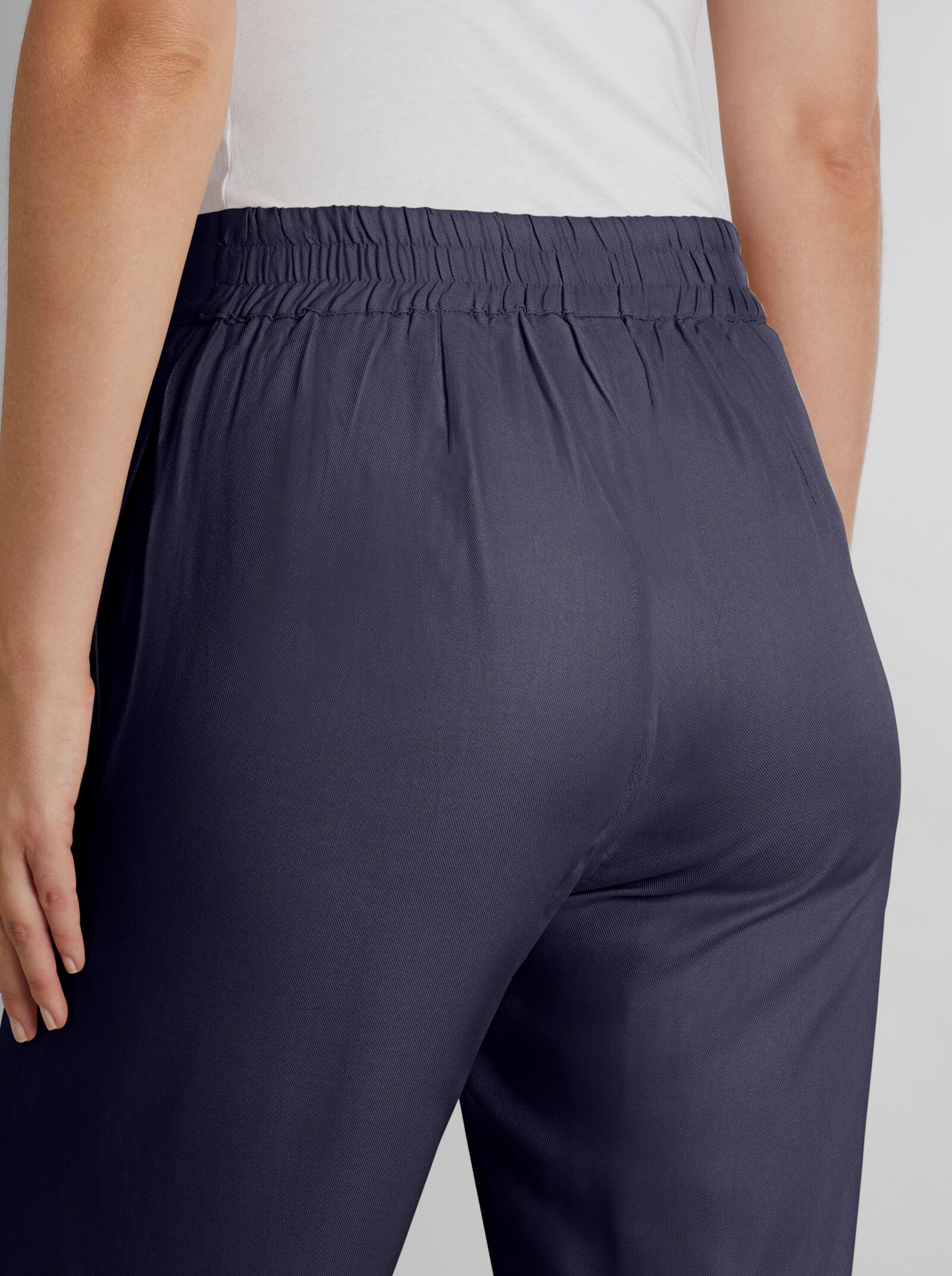 heine Hose mit Dehnbund - marine