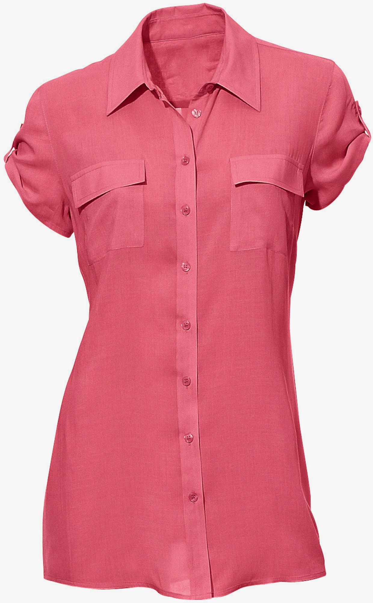 heine Blouse met korte mouwen - koraal