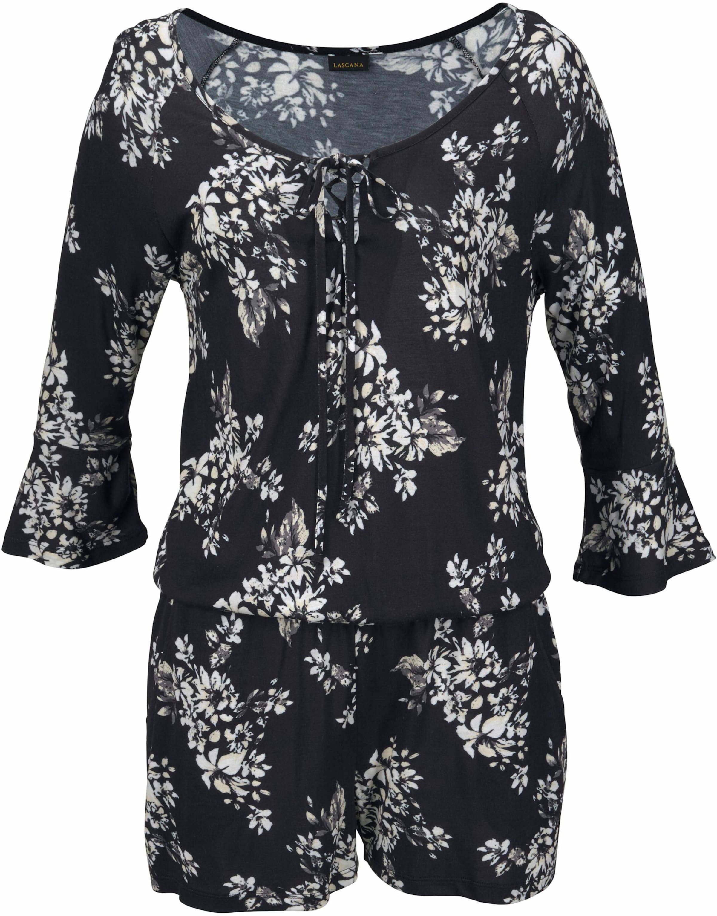 Witt Weiden Damen Overall schwarz creme bedruckt  - Onlineshop Witt Weiden