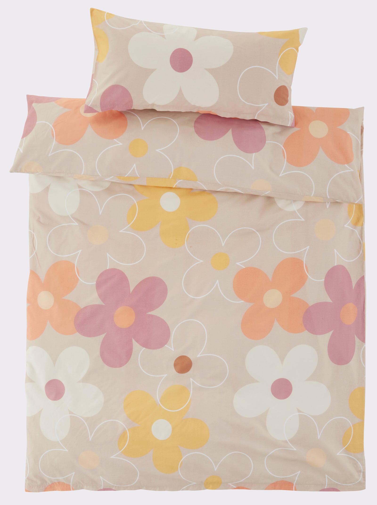 heine home Bettwäsche - sand-apricot-bedruckt