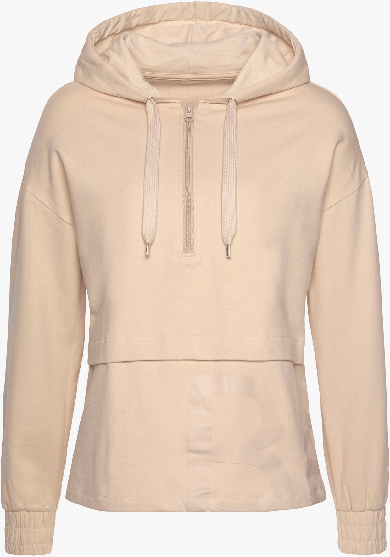 Sweat à capuche - beige