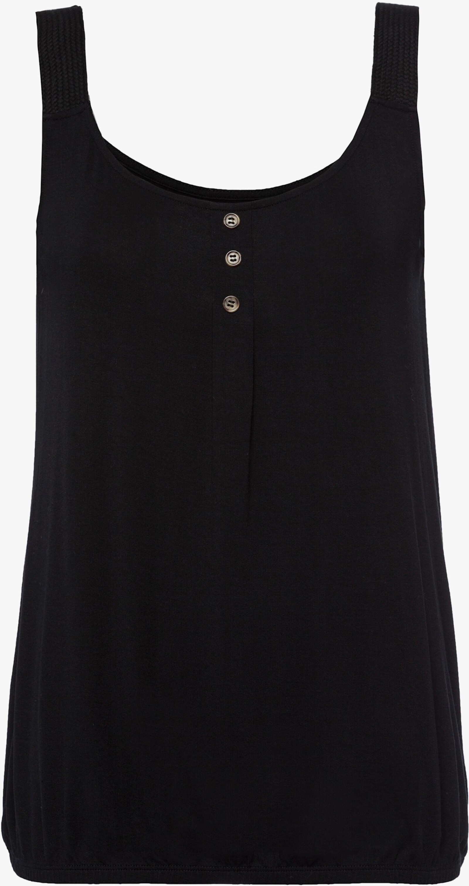 LASCANA Strandtop - taupe, schwarz