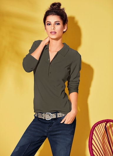 heine Pull polo - vert olive