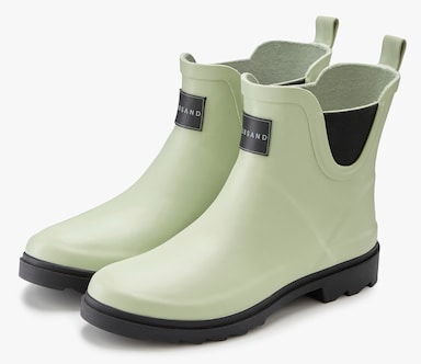 Elbsand Gummistiefelette - mintgrün