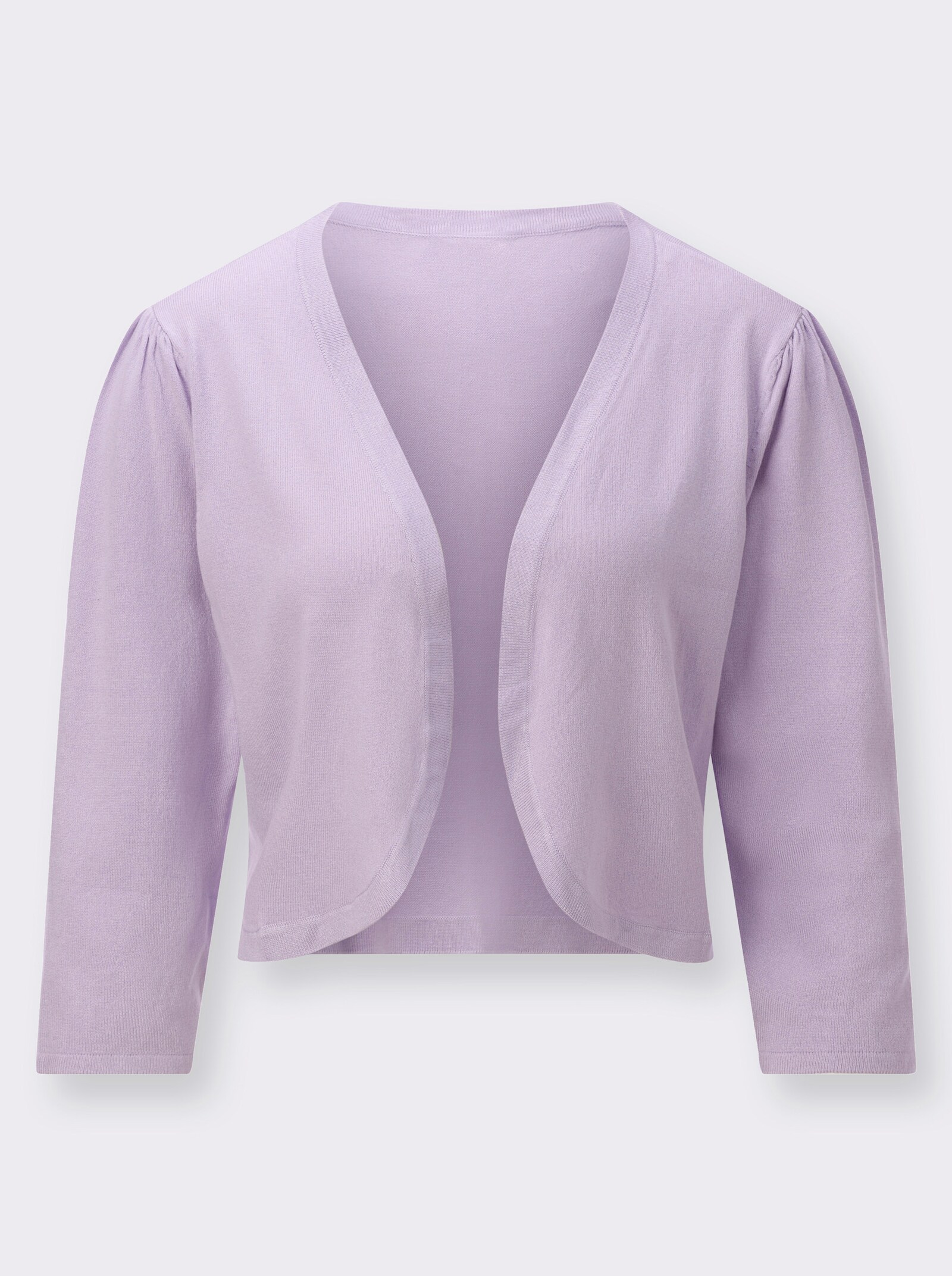 Bolero in Feinstrick-Qualität - flieder