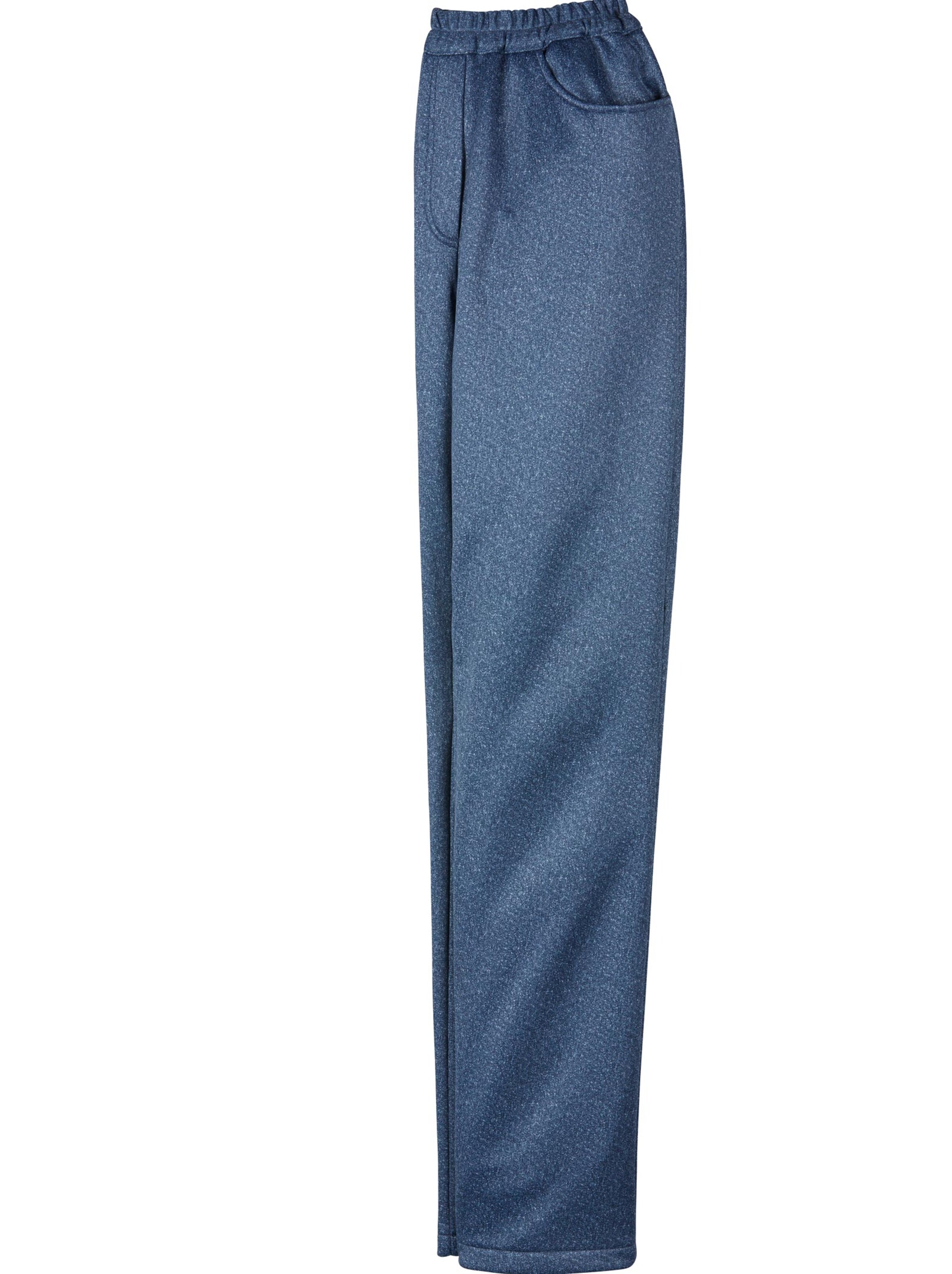 Softshell-Hose - blau-bedruckt