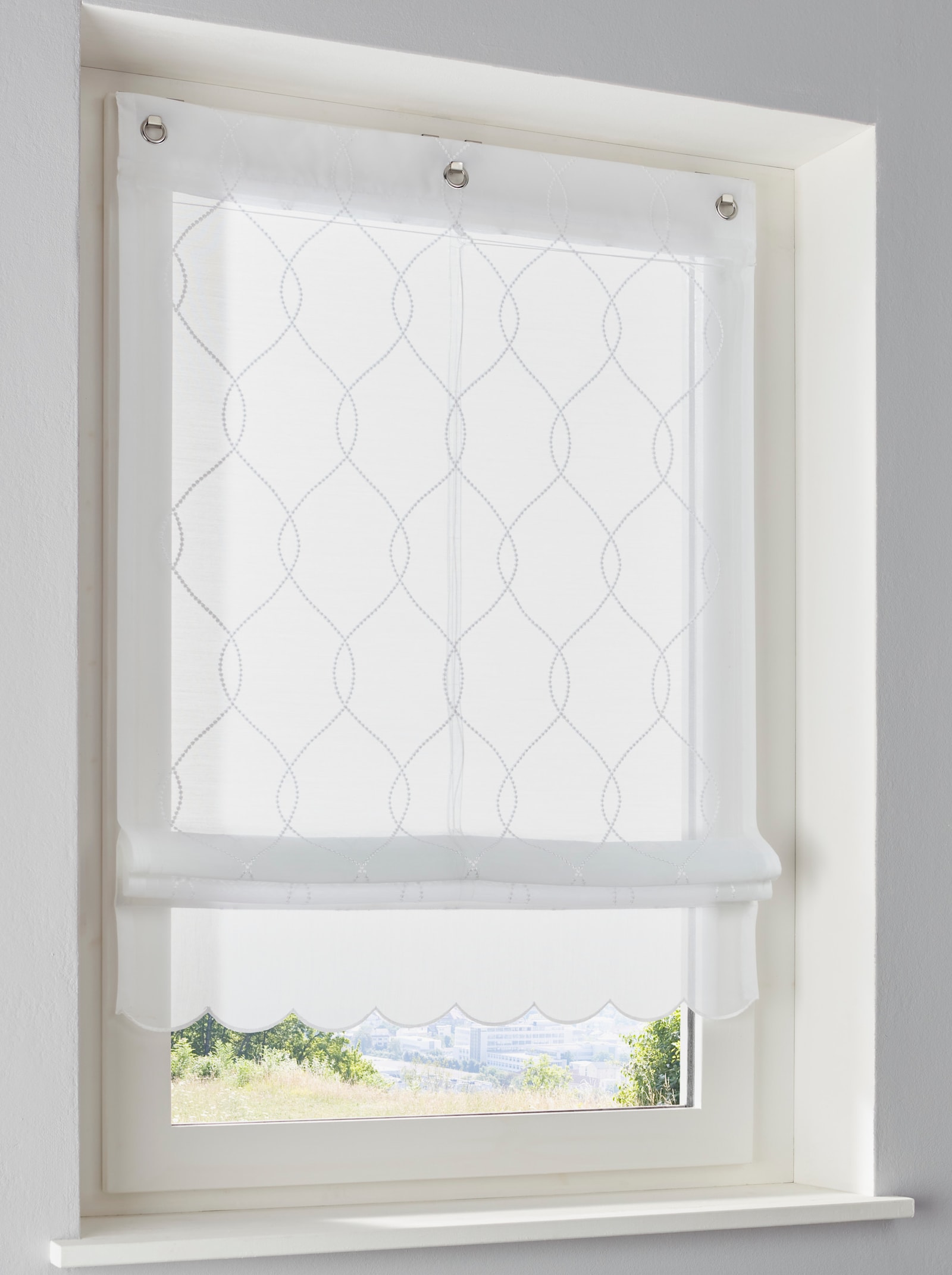 heine home Raffrollo - weiß