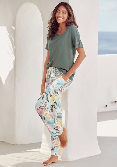 Vivance Dreams Pyjama - kaki à motifs