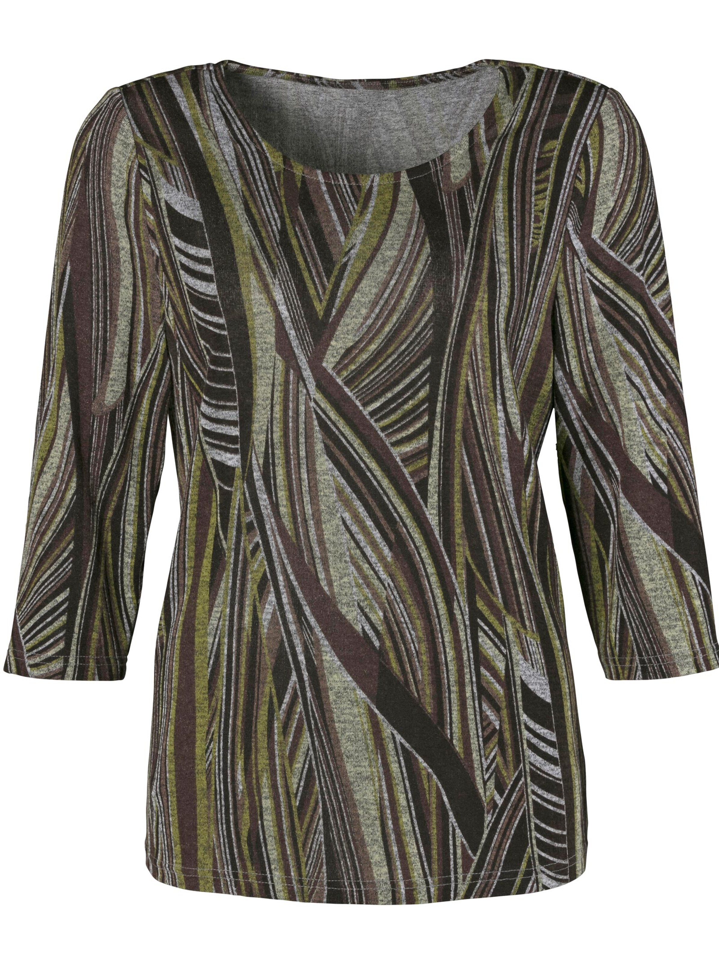 Pullover - taupe-gemustert