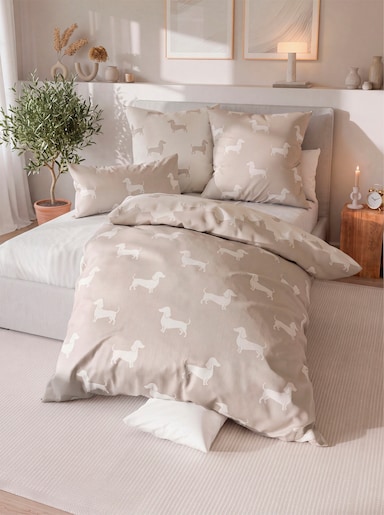 Biberna Bettwäsche - beige