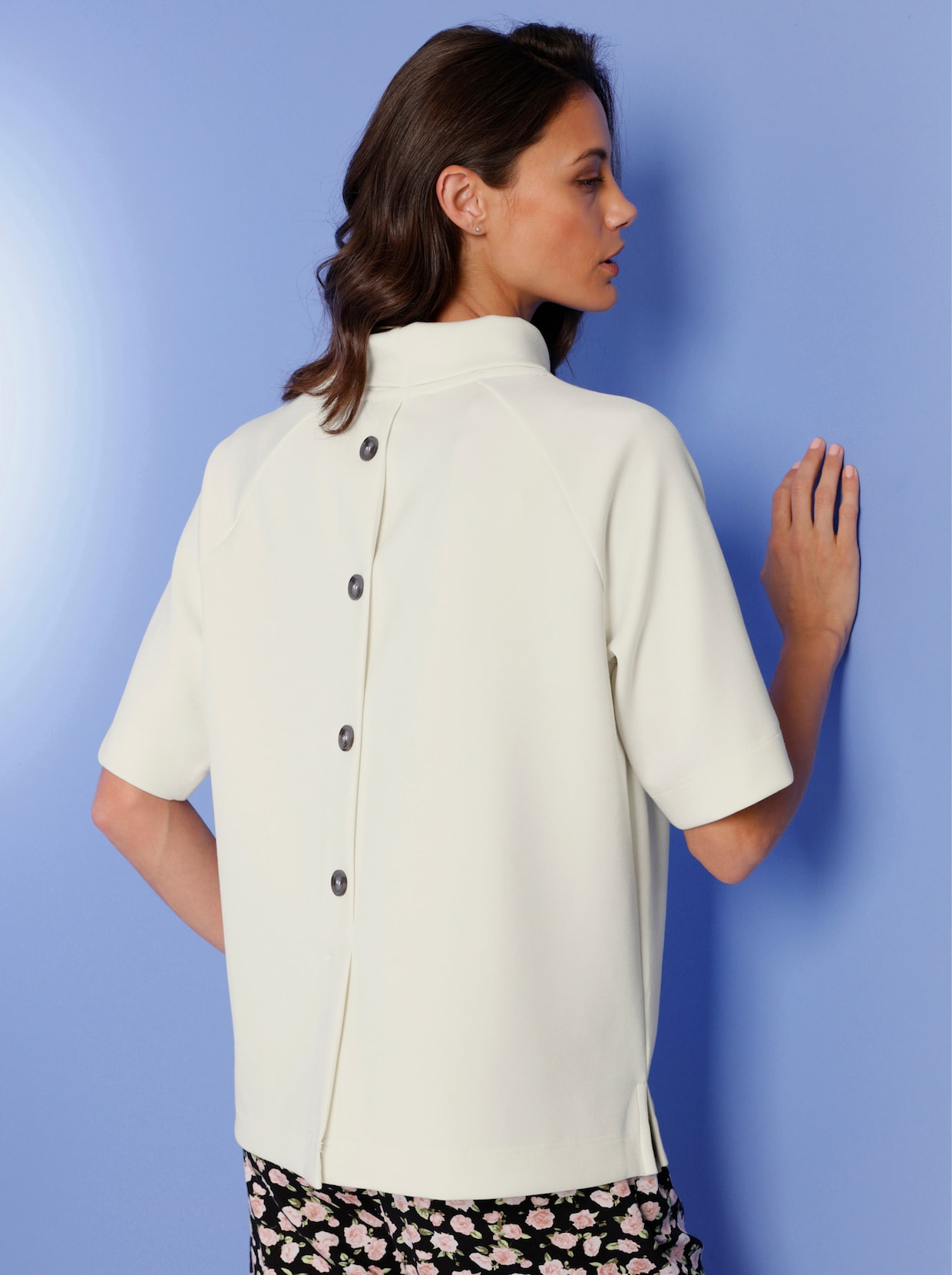 CREATION L PREMIUM Stehkragenshirt - champagner