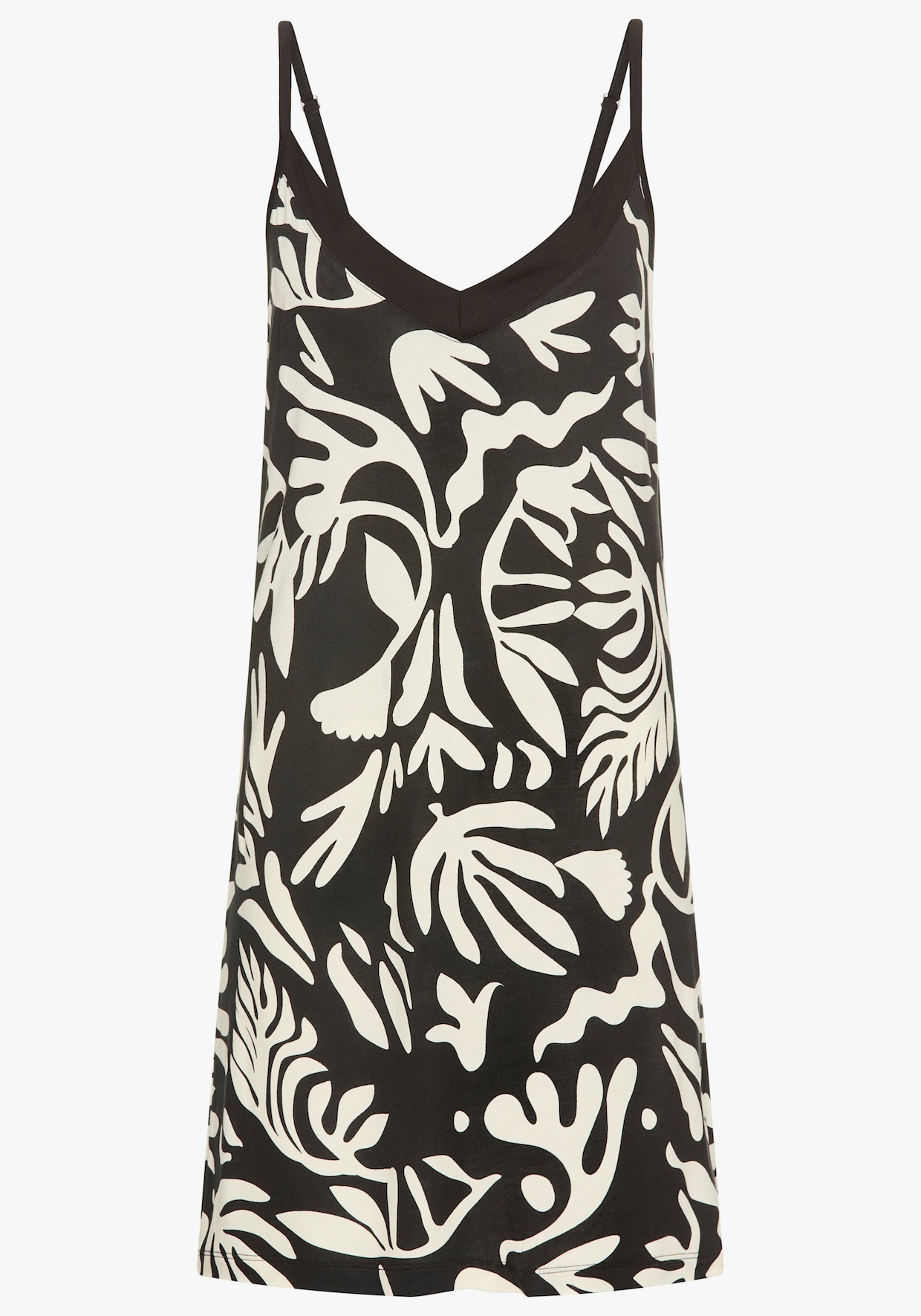 French Connection Negligé - schwarz bedruckt