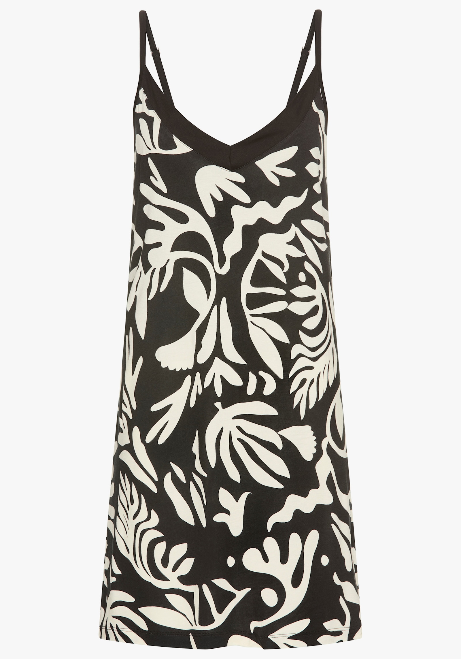 French Connection Negligé - schwarz bedruckt