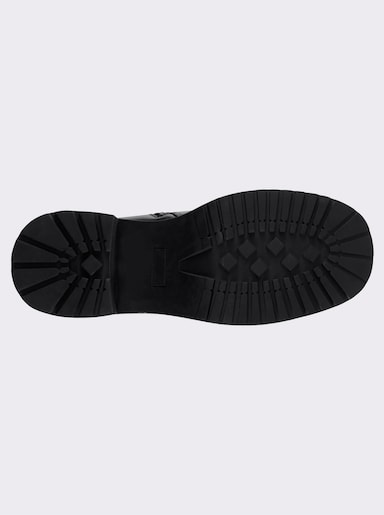 sheego Weitschaftstiefel mit Zierschnalle - schwarz