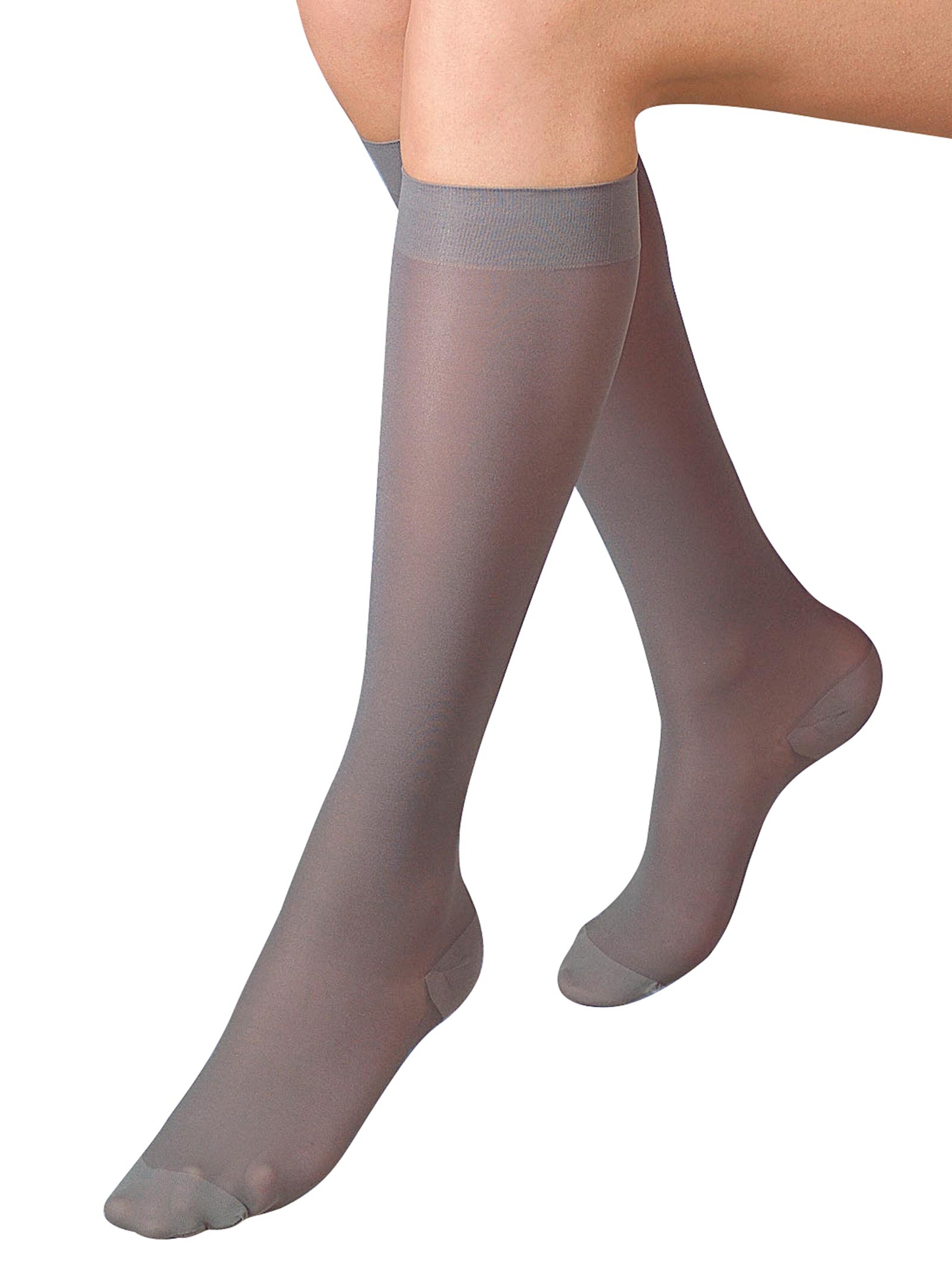 Stützkniestrümpfe - anthrazit