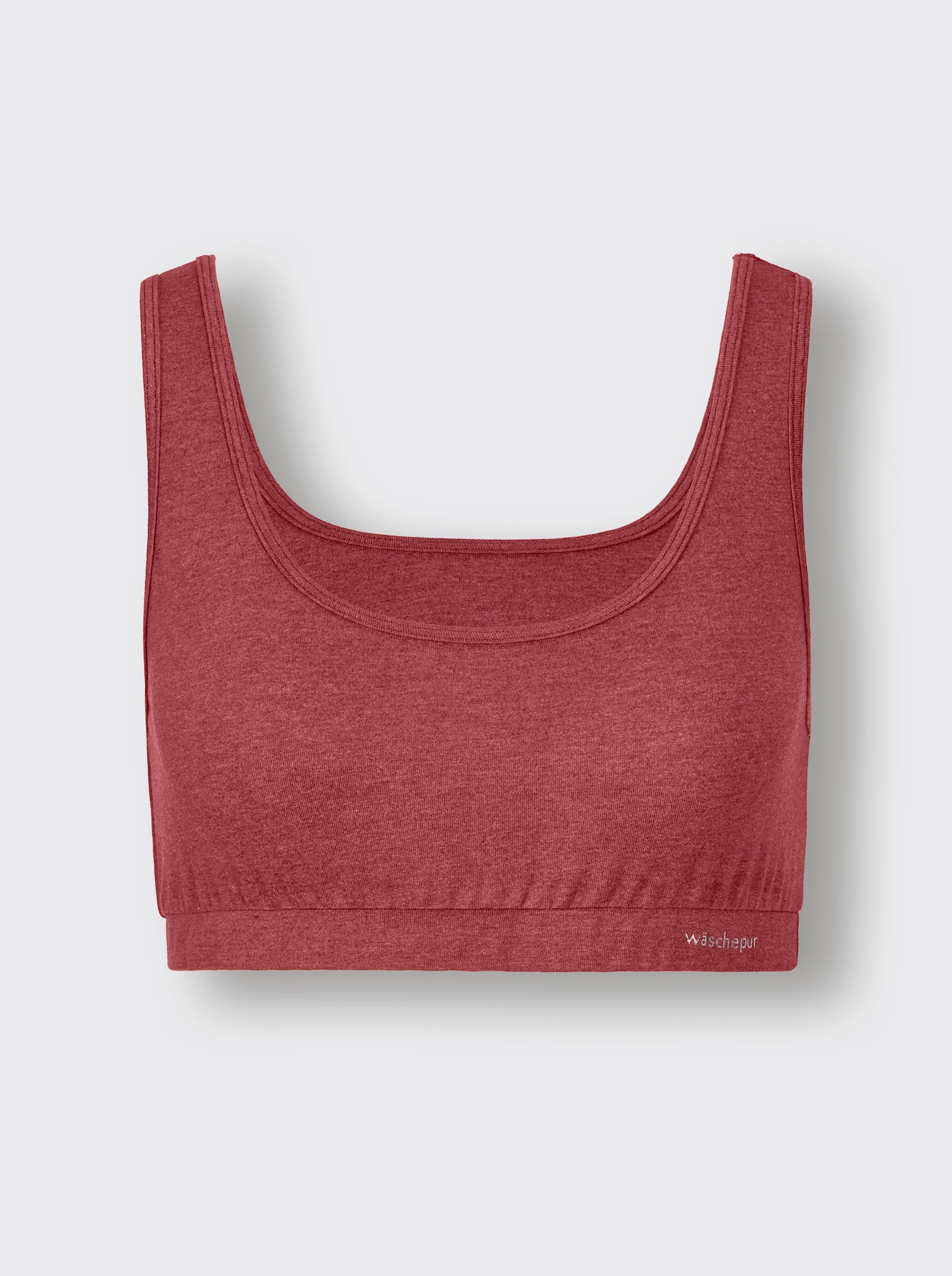 wäschepur Bustier - marine + dunkelrot