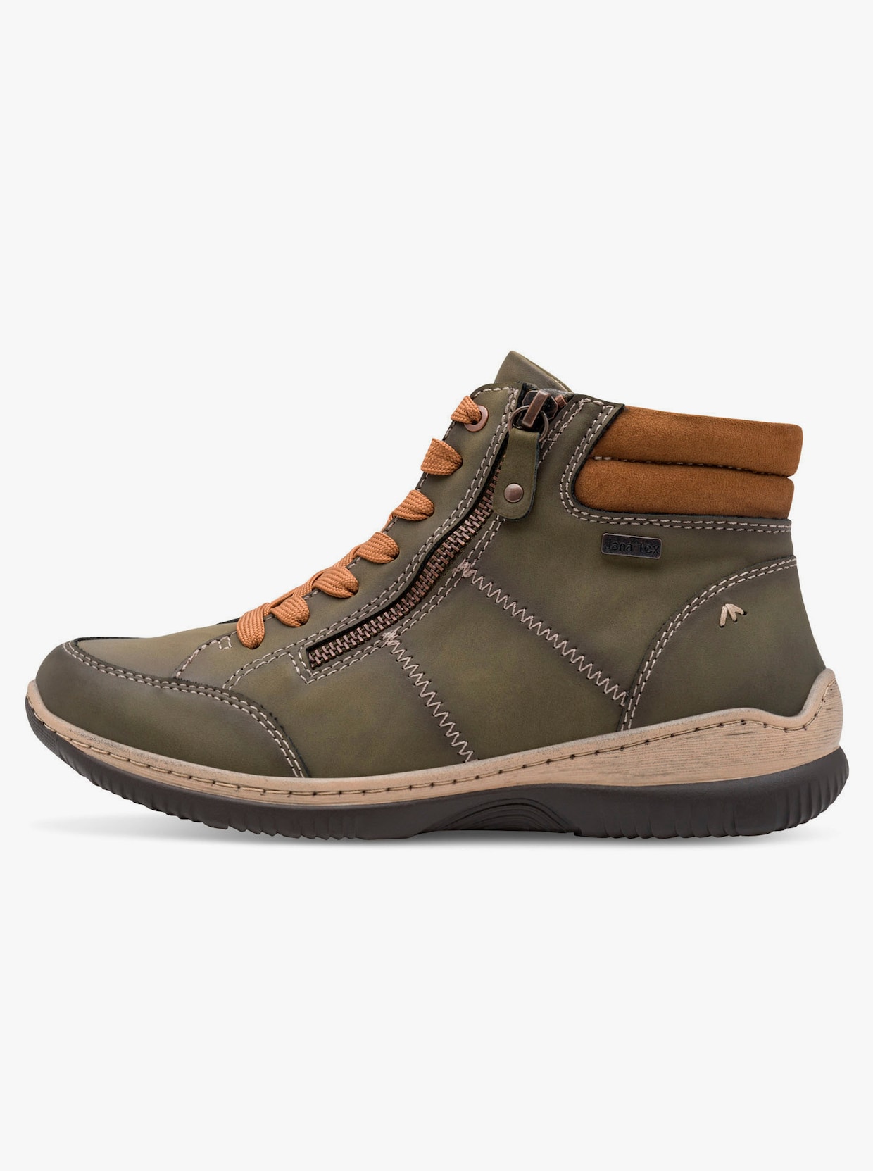 Jana Stiefelette - khaki