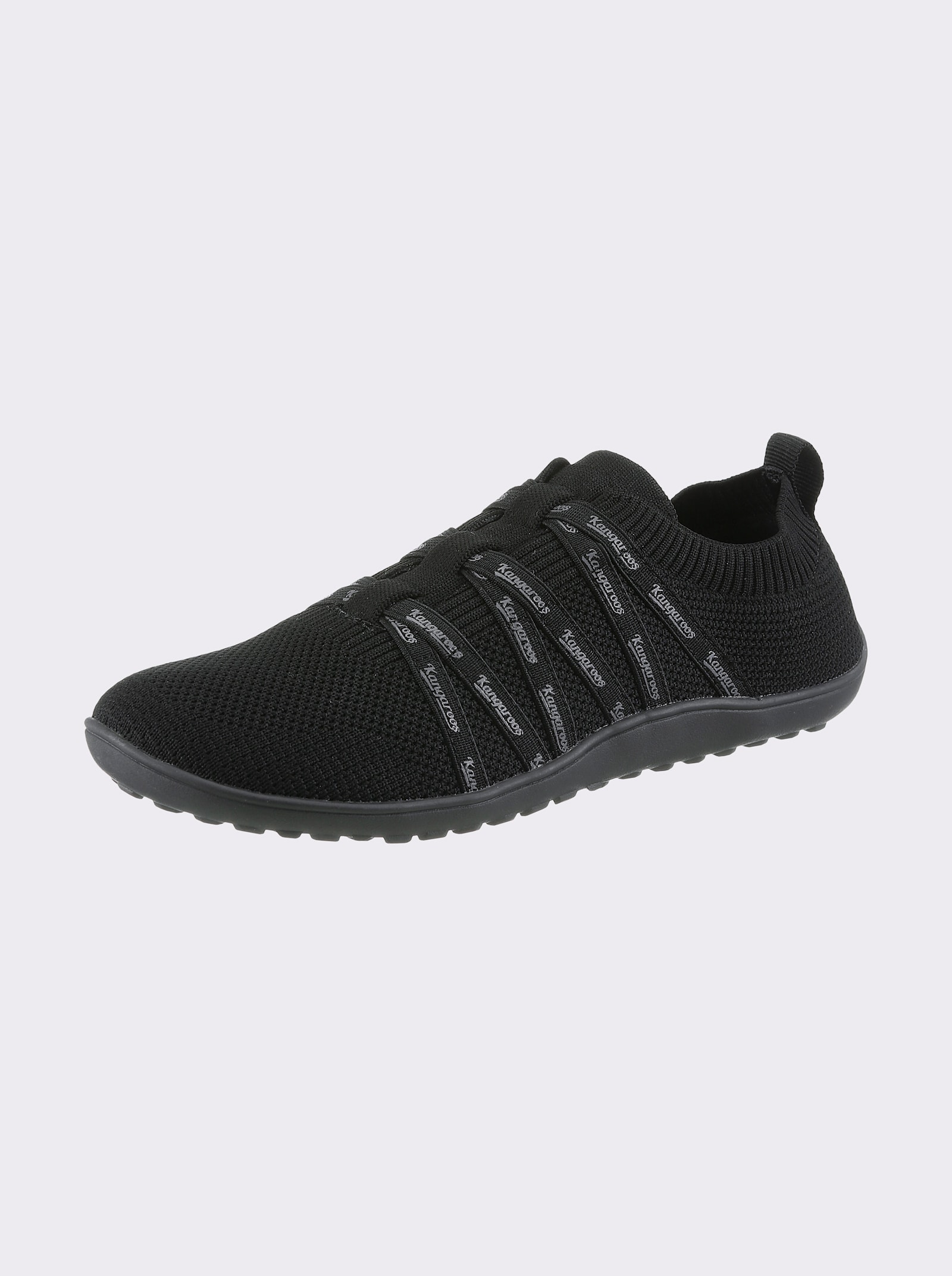KangaROOS Slipper aus Textil-Material - schwarz